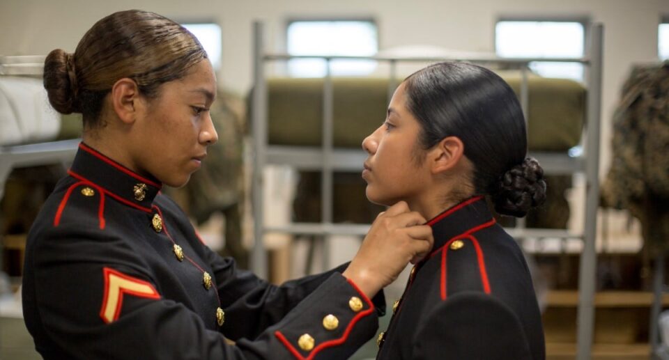 Marine Corps drops requirement for women to wear pantyhose with skirts