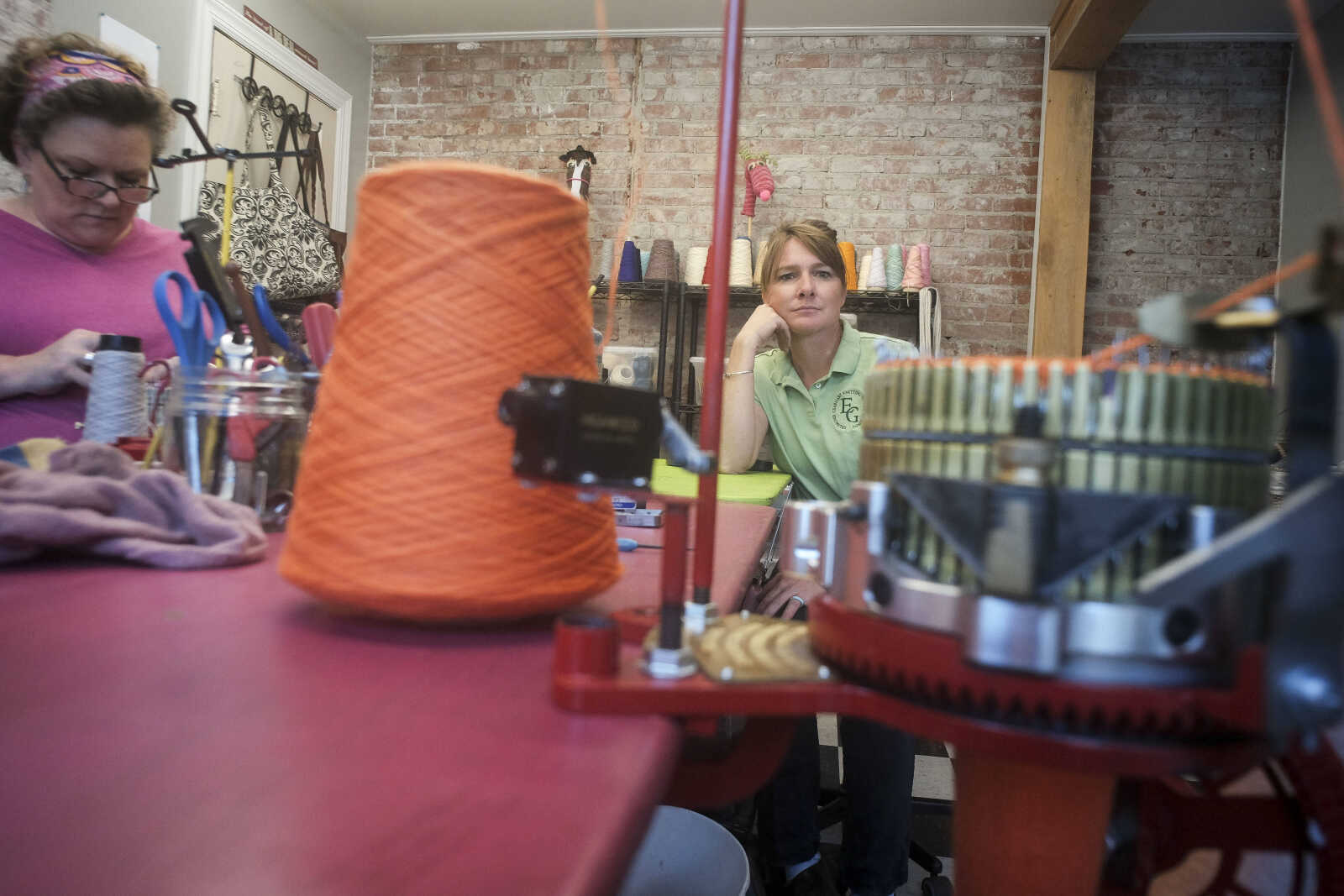 Erlbacher knitting machines make socks around the world