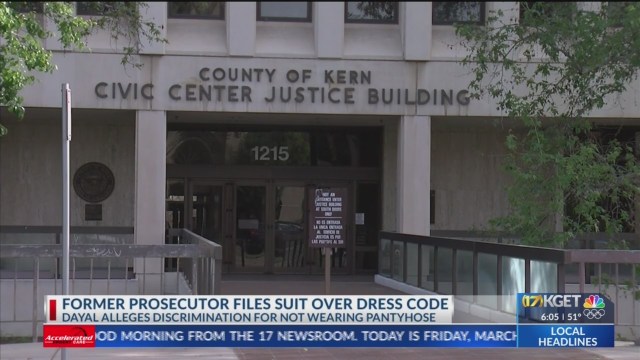 Pantyhose problem: Ex-Kern prosecutor files discrimination suit in federal court