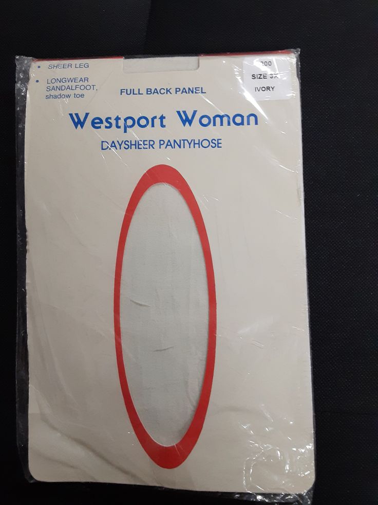 Vintage Westport Woman Daysheer Pantyhose 3X Ivory 100% Nylon Sandalfoot New In Package Hosiery in 2025