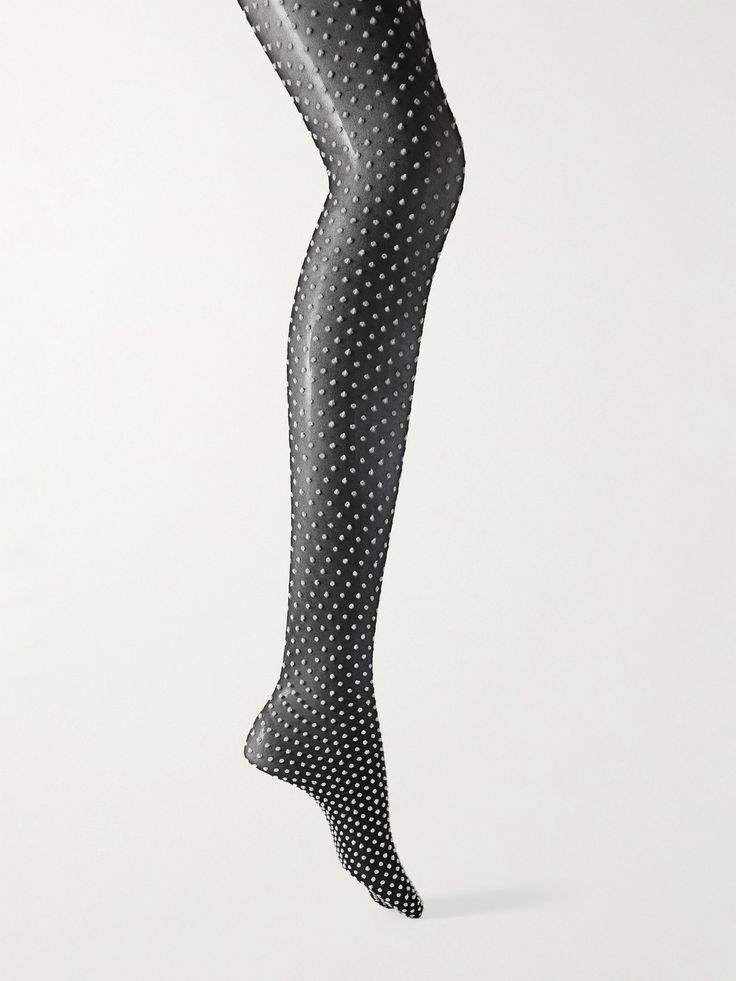 WOLFORD Satin Touch flocked 20 denier tights | Wolford, Tights, Retro inspired