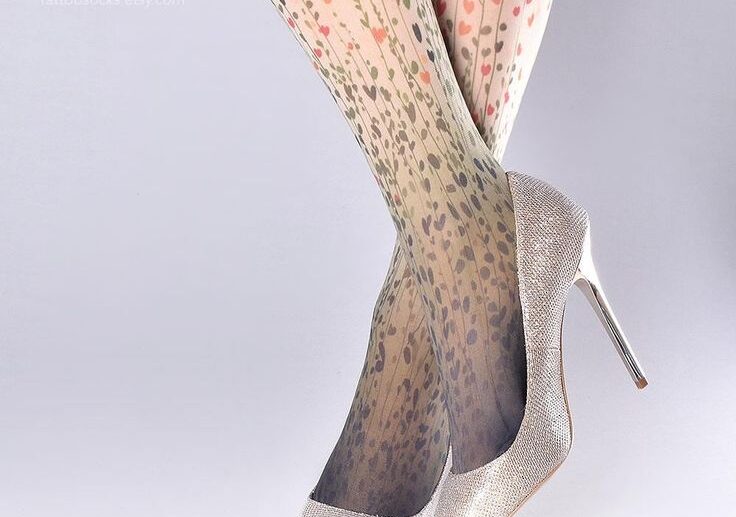 Pin on Floral tights