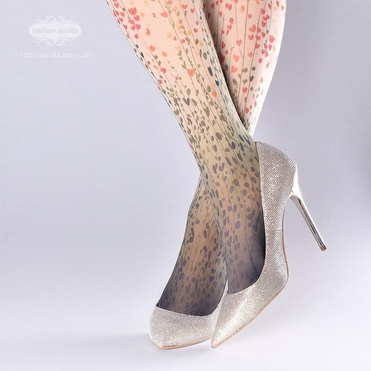 Pin on Floral tights