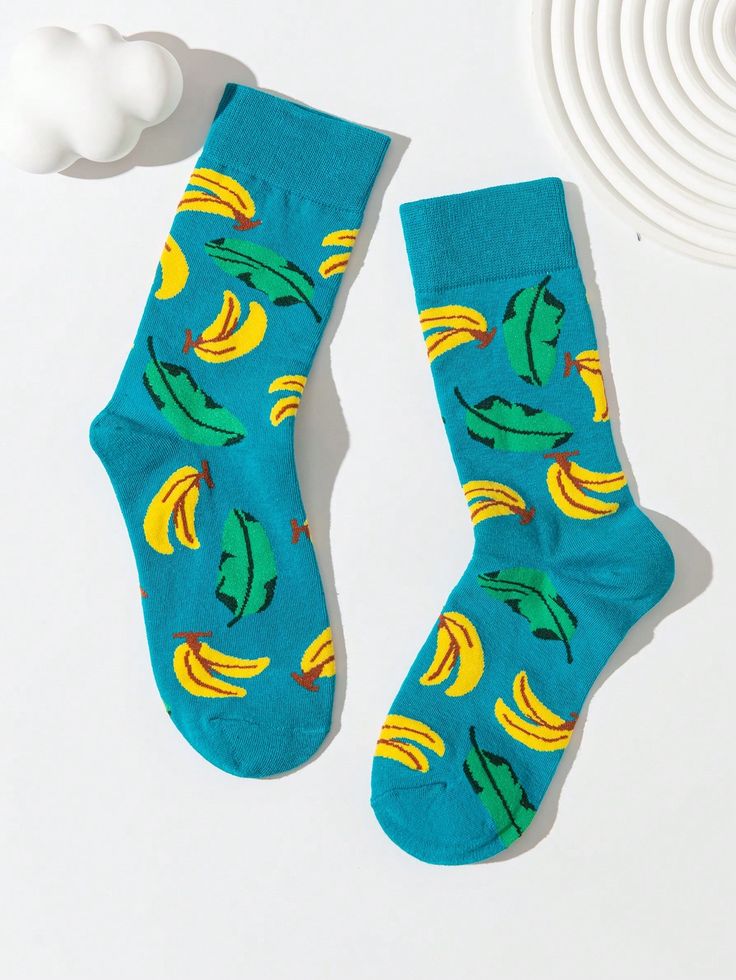 1 par de calcetines transpirables hasta el tobillo para hombre con un diseño de fruta fresca creativa, regalo de calcetine… in 2025 | Sock gifts, Fruit pattern, Fresh fruit