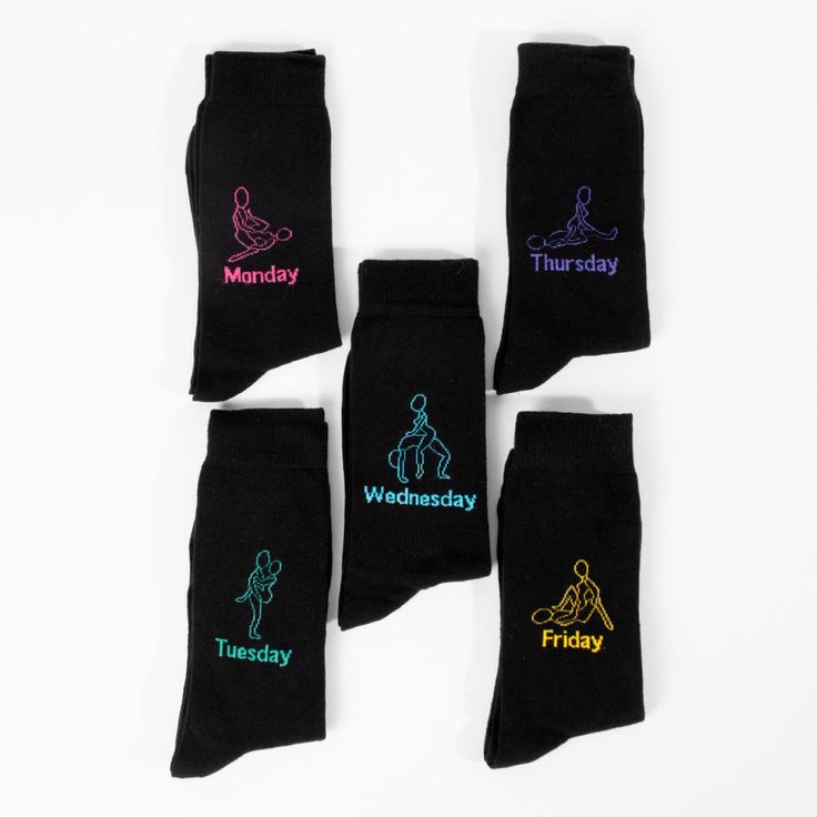 Undakuva Pack 5 F The Week Socks in 2025 | Socks, Sock packs, Novelty socks