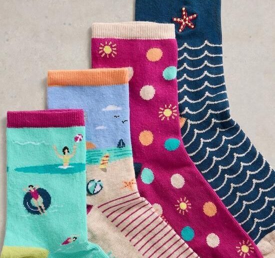 4pk Seaside Ankle Socks in 2025 | Ankle socks, Socks, Ankle