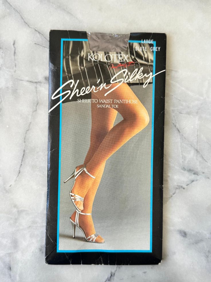 1980s Kolotex Sheer ‘n Silky Pantyhose – Slate Grey Large – New and Unopened – Made in Australia – Etsy Canada in 2025