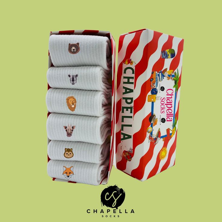 6 Pairs Animal Embroidered Socks Set *Embroidered Unisex Cotton Crew Socks * Happy, Cute * Stylish embroide… in 2025
