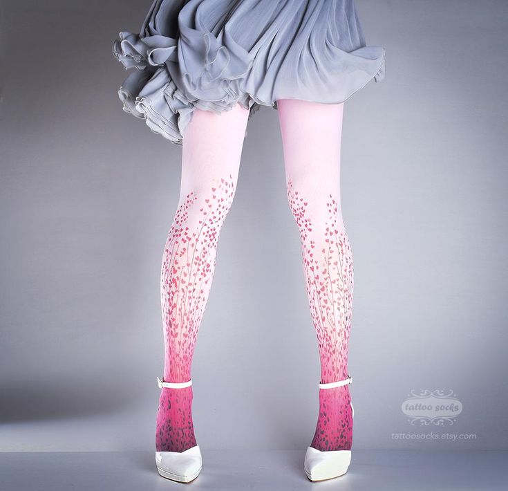 Pin on Floral tights