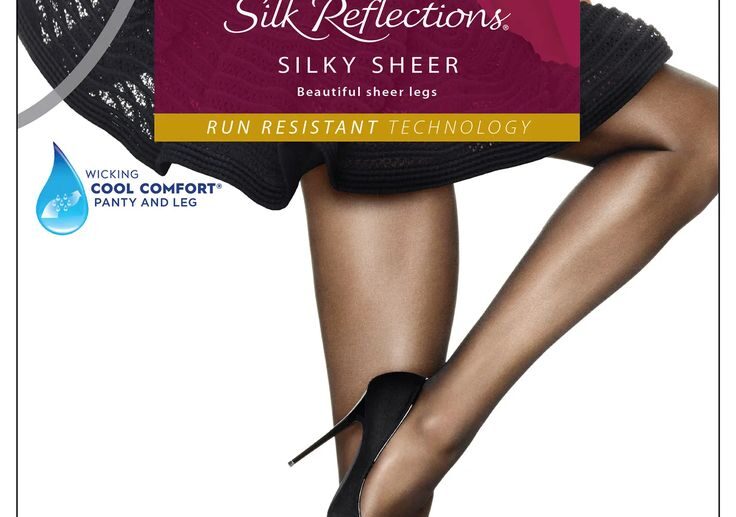 Hanes Silk Reflections Lasting Sheer Pantyhose with Control Top #Q0A925 nel 2025