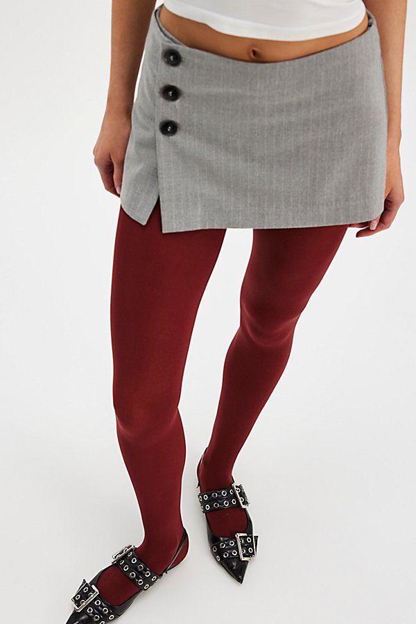 Utterly Opaque Tights by Free People in Brown, Size: XS/S in 2025
