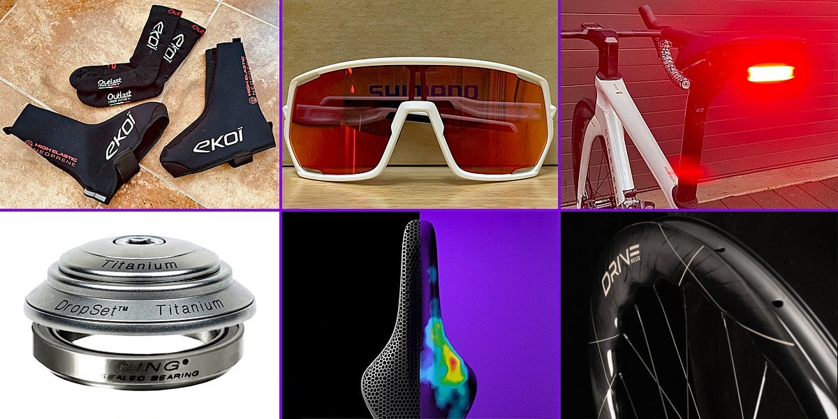 PEZ Holiday Gift Guide #4: Ekoï Winter Socks and Shoe Covers, Shimano Shades, Cycology Gift Cards, Syncross Taillight, Chris King Titanium DropSet™, Fizik One-to-One & Elitewheels Wheelset