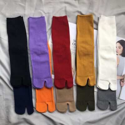 Socks Japanese Kimono Socks Flip Flop Sandal Split Toe Tabi Hosiery Women Mens