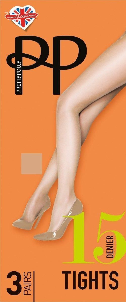 Hosiery | Everyday 15 Denier Tights 3 Pair Pack – Beige | Pretty Polly
